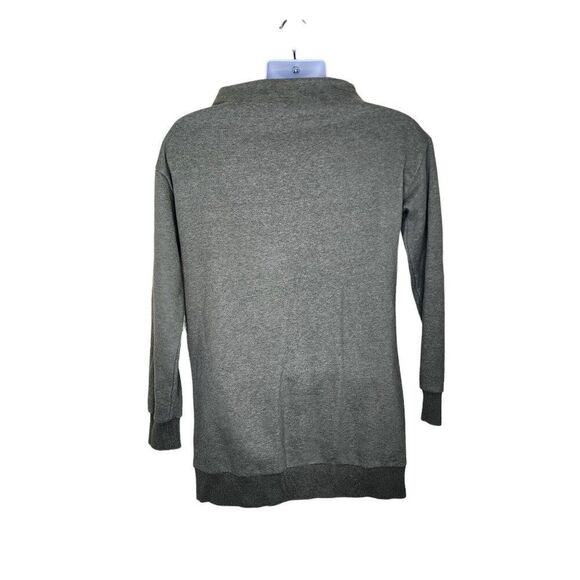 Gymshark Long Sleeve High Neck Fleece Lined Pullover Sweatshirt Womens S Gray - Picture 4 of 9